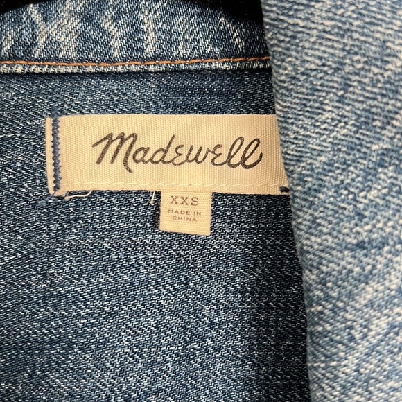MADEWELL / Denim Duster Coat - XXS - Picture 7 of 9